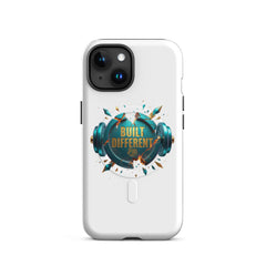 MagSafe tough case for iPhone — PJR Built Different — iPhone 15