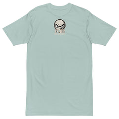 Men's premium heavyweight tee — PJR Built Different — Agave, front view