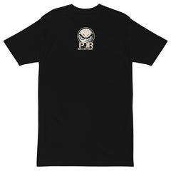 Men's premium heavyweight tee — PJR Built Different — Black, front view