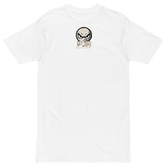 Men's premium heavyweight tee — PJR Built Different — White, front view