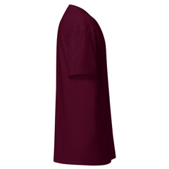 Men's classic t-shirt — PJR Built Different — Maroon, right view