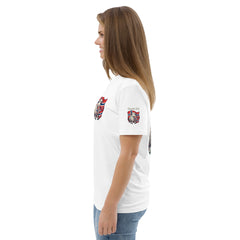 Men's organic tee — No Ordinary — PJR Built Different — 2.0 White, left view