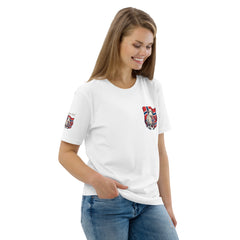 Men's organic tee — No Ordinary — PJR Built Different — 2.0 White, right front view